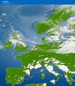 Europe 17:00 enough cloud cover produced, all we need now is a record of lightning strikes